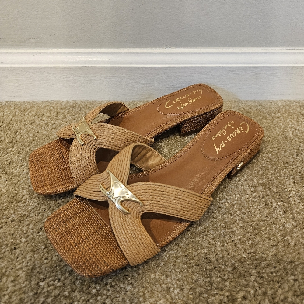 Circus by Sam Edelman Tan Woven Sandals